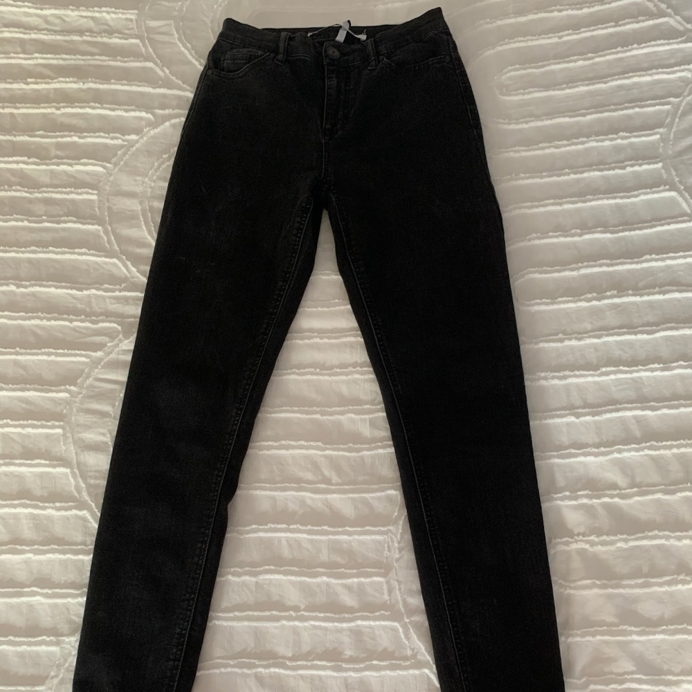 Black High Waisted Skinny Jeans